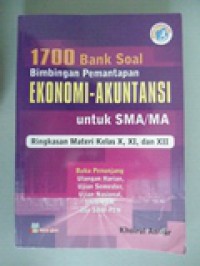 Image of 1700 Bank Soal Bimbingan Pemantapan EKONOMI-AKUNTANSI untuk SMA/MA