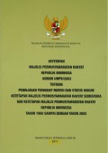 Ketetapan Majelis Permusyawaratan Rakyat RI Nomor I/MPR/2003 tentang Peninjauan terhadap Materi dan status hukum ketetapan MPR sementara dan ketetapan MPR RI tahun 1960 -2001