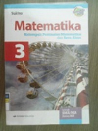 Matematika Kelompok Peminatan Matematika dan Ilmu Alam untuk Kelas SMA/MA Kelas XII